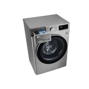 ال جي غسالة ملابس 8 كغم باللون الرمادي
