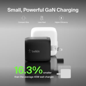 Belkin Dual Wall Charger PostCharge Pro USB-C 45W