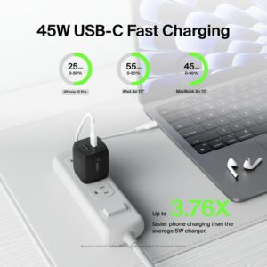 Belkin Dual Wall Charger PostCharge Pro USB-C 45W