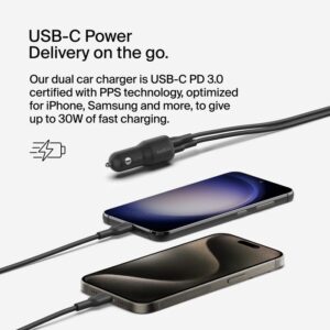 Belkin Dual 42W PostCharge Car Charger
