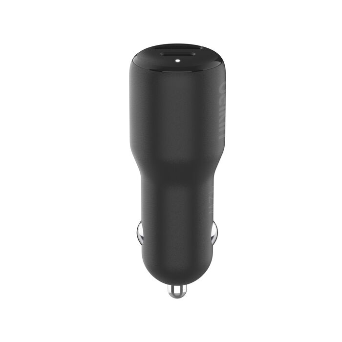 بلكين شاحن سيارة بوستشارج مزدوج 42 واط4 Belkin Dual 42W PostCharge Car Charger
