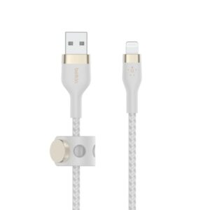 Belkin Cable Boost Charge Pro Flex USB-A to Lightning 1 meter white