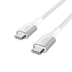 Belkin Cable PostCharge USB-C 240W 1 meter white