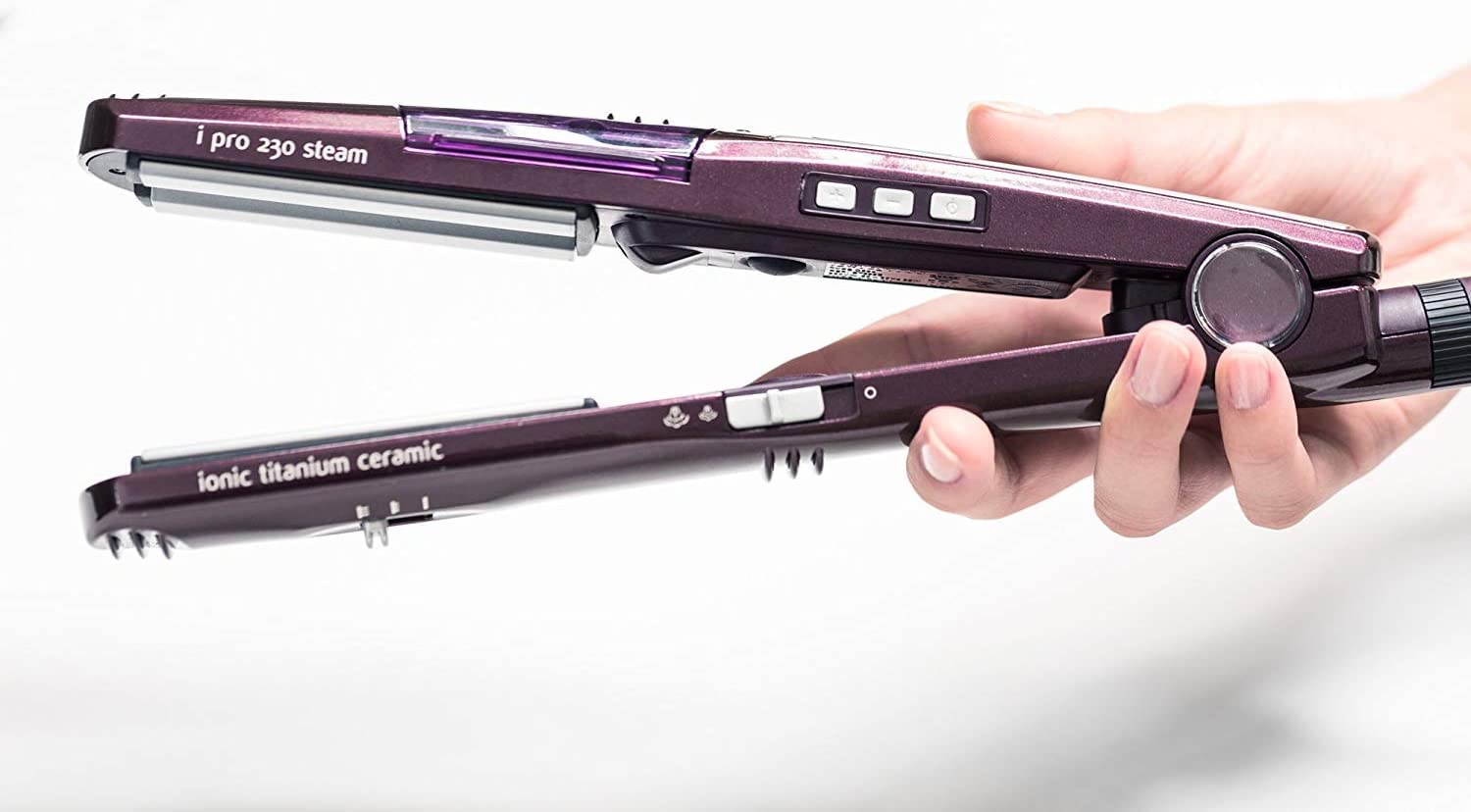 بيبيليس مكواة بخار للشعر اي برو 230 ستريم BaByliss iPro 230 Stream Hair Steamer