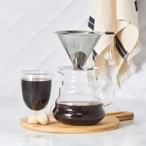 كاراجا أداة تحضير قهوة بالتقطير فضي