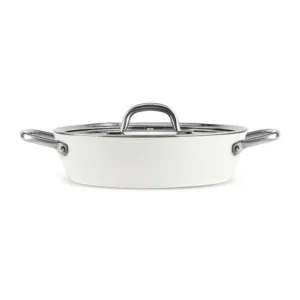 كاراجا طنجرة سويس كريستال كريمي معدني 30 سم