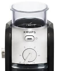 Krups 17-level coffee grinder in black