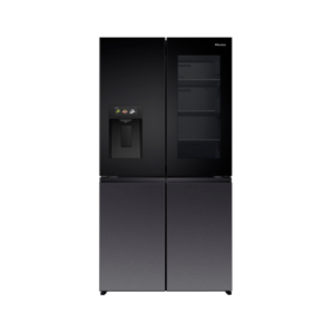 Hisense 4-door refrigerator with screen and water and ice treatment technology 615 liters