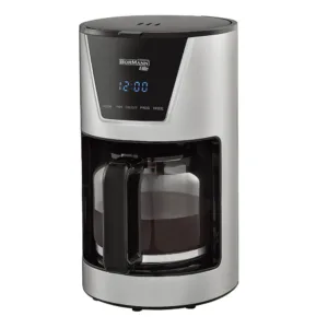 Home Electric 1.5L 900W Stainless Steel Coffee Maker