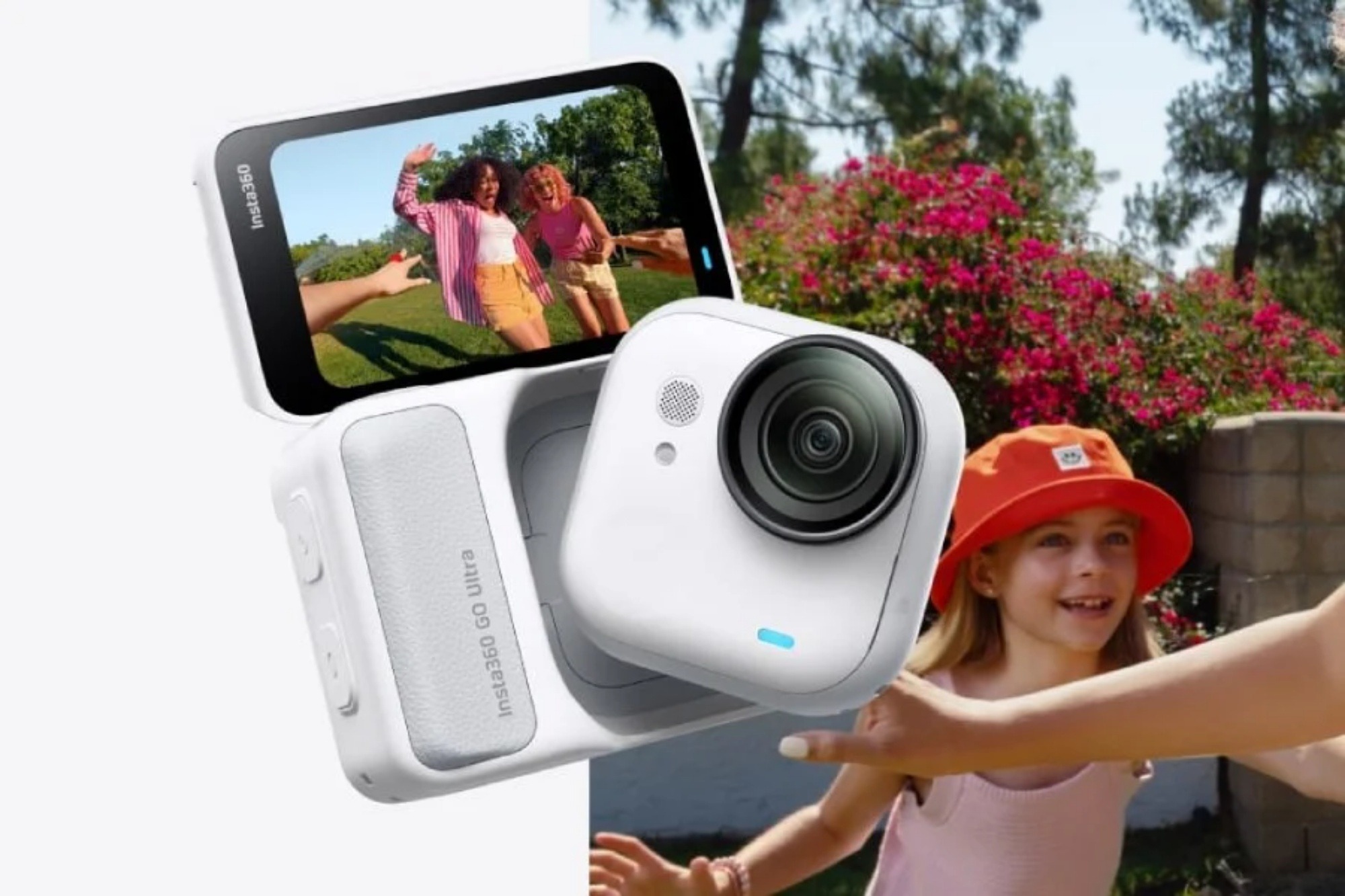 انستا360 كاميرا أكشن 360 جو ألترا باللون الابيض product thumbnail 2