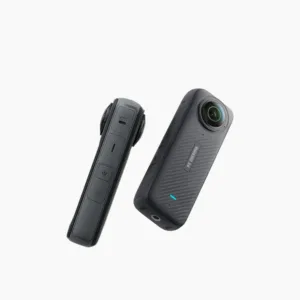 Insta360 360-degree action camera in black