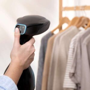 Cecotec IronHero 1800 Ultimate Vertical Steam Iron 1800W, ceramic soleplate, LED touchscreen, two steam levels, 28 g/min continuous flow, 30-second fast heat-up and fabric care brush.