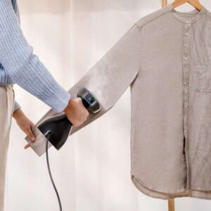 Cecotec IronHero 1800 Ultimate 1800W Vertical Steam Iron, ceramic soleplate, LED touchscreen, two steam levels, 28 g/min continuous flow, 30-second fast heat-up and fabric care brush.