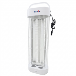Samyx Mosquito Killer with two 30-watt bulbs in black and white color