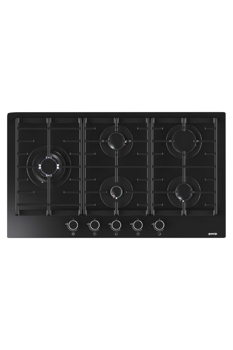 123 Gorenje 90-cm Built-In Gas Stove in Black Glass