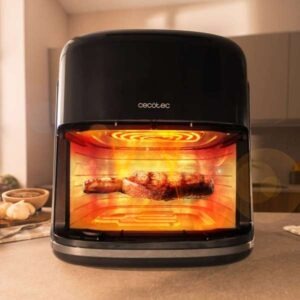 Cecotec Cecofry&Grill Smokin' Prime 8500 Air Fryer 2300W 8.5L, dual heating system, grill and sauté function, smoking function, 10 programs, display window and temperature control.