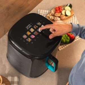 Cecotec Cecofry&Grill Smokin' Prime 8500 Air Fryer 2300W 8.5L, dual heating system, grill and sauté function, smoking function, 10 programs, display window and temperature control.