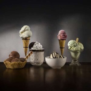 Cecotec Gelatec 2100 ice cream maker with 10 programs, Cream-IN technology, 2.1L total capacity, three 700ml containers, touch screen, Re-spin function and quick preparation in 5 minutes.