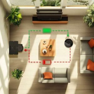 Cecotec Conga X50 Cleaning Robot with 15,000 Pa suction power, laser navigation, 4-in-1 self-cleaning base, rotating mops, 5200 mAh battery, 240 minutes operation, carpet detection, app control, WiFi and Bluetooth.