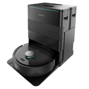 Cecotec Conga X50 Cleaning Robot with 15,000 Pa suction power, laser navigation, 4-in-1 self-cleaning base, rotating mops, 5200 mAh battery, 240 minutes operation, carpet detection, app control, WiFi and Bluetooth.       