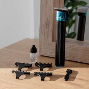 سيكوتك PrecisionCare Profiling ماكينة حلاقة للشعر واللحية بشفرة دقيقة حادة، محرك بدون فرش، تشغيل حتى 90 دقيقة، 4 أمشاط تحديد، تصميم مريح، شحن USB وتشغيل هادئ لنتائج دقيقة.