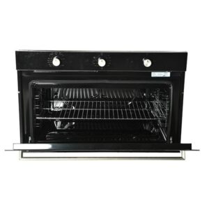 SuperChef Belt N 90cm Gas Oven in Black Color Glass