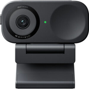 انستا360 كاميرا ويب ذكية 4K باللون الاسود