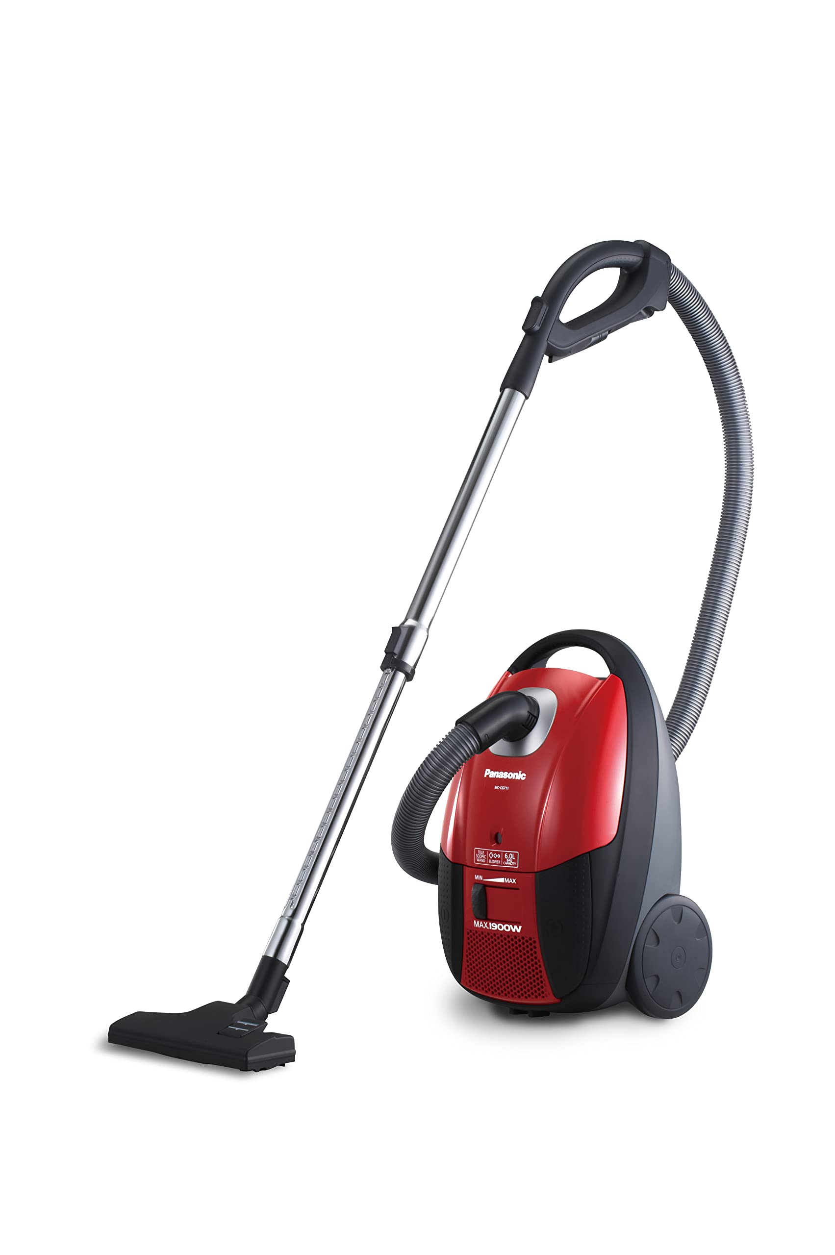 باناسونيك مكنسة كهربائية 1900 واط باللون الأحمر4 Panasonic Vacuum Cleaner 1900W in red color