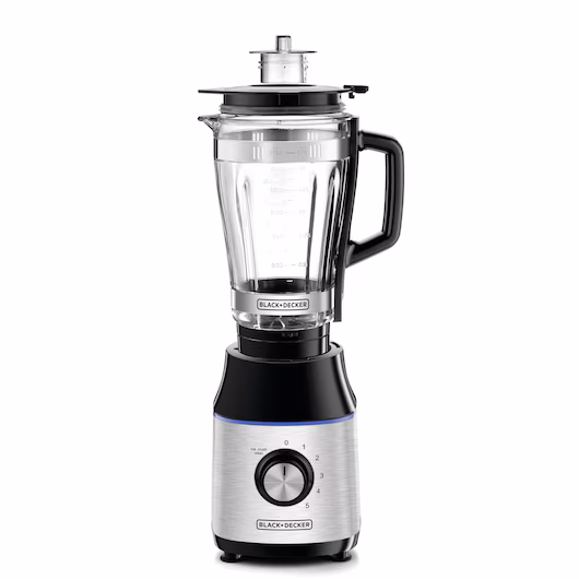 بلاك اند ديكر خلاط مع وعاء زجاجي 700 واط2 Black & Decker Blender with Glass Bowl 700W