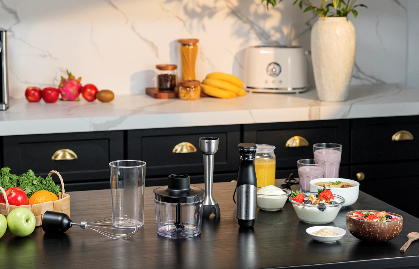 تريزا خلاط يدوي عامودي 1500 واط ستانلس ستيل3 TRISA Vertical Hand Blender 1500W Stainless Steel