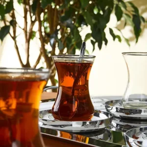 كاراجا طقم شاي تايمليس 40 قطعة بلاتين
