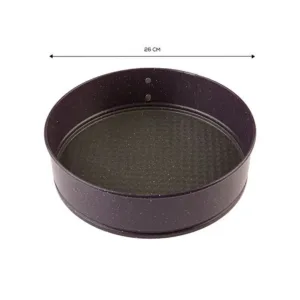 KARACA 26cm detachable cake pan in purple gold color
