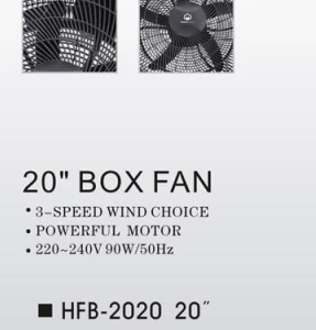 Home Electric 20" Box Fan