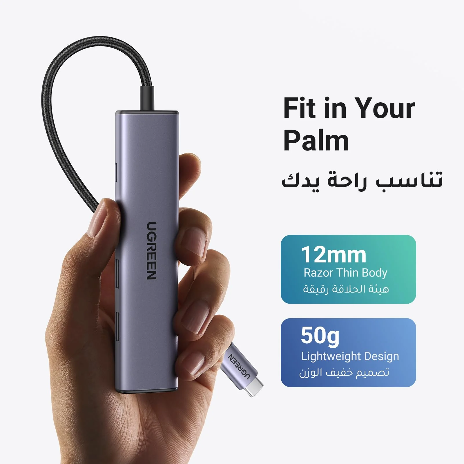 يوجرين موزع يو اس بي-سي مع باور ديليفري 100 واط product thumbnail 2