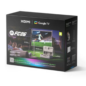 XGIMI Mogo 4 Game Night Bundle – DLP LED Projector with Full HD 1080p Resolution and 450 Lumens Brightness