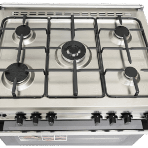 Glem Gas Oven 90*60 cm Stanley Steel 5 Burners
