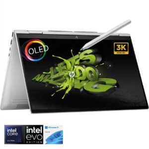 HP ENVY X360 Laptop, 14-inch screen, 16GB RAM, 1TB HDD, 7-core Ultra processor