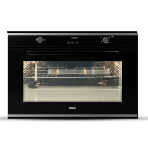 كونتي فرن غاز بلت ان حجم 90 سم 125 لتر 4 مراوح لون أسود مع جريل1 Conti Built-in Gas Oven, 90cm, 125L, 4 Fans, Black with Grill