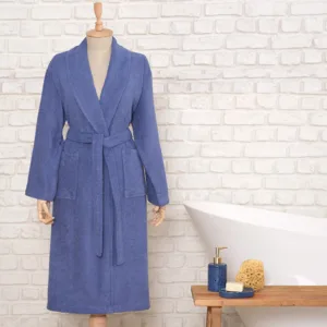Daily Soft Women's Robe S/M Navy
