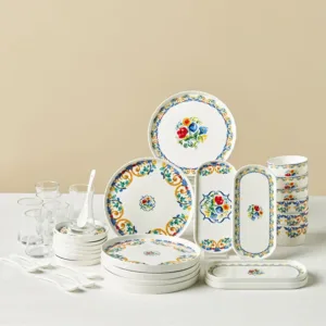 Karaca Stream Bon Vita 34 Pieces Multi-Color