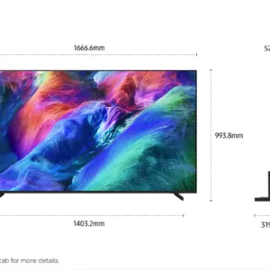 سامسونج تلفاز 75 إنش Micro RGB R85H موديل 2026
