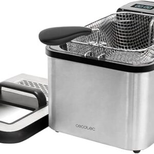 CECOTEC Premium Deep Fryer, 3.2L Oil Capacity, 2400W, Stainless Steel