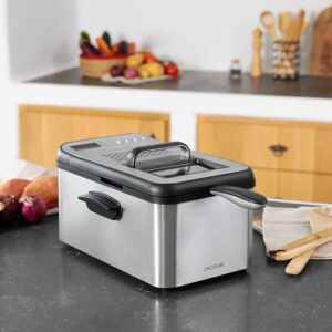 CECOTEC Premium Deep Fryer, 3.2L Oil Capacity, 2400W, Stainless Steel