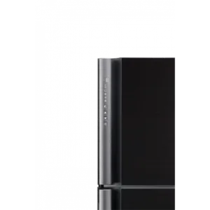 Sharp 627L Two-Door Refrigerator A+ Black with Touchscreen