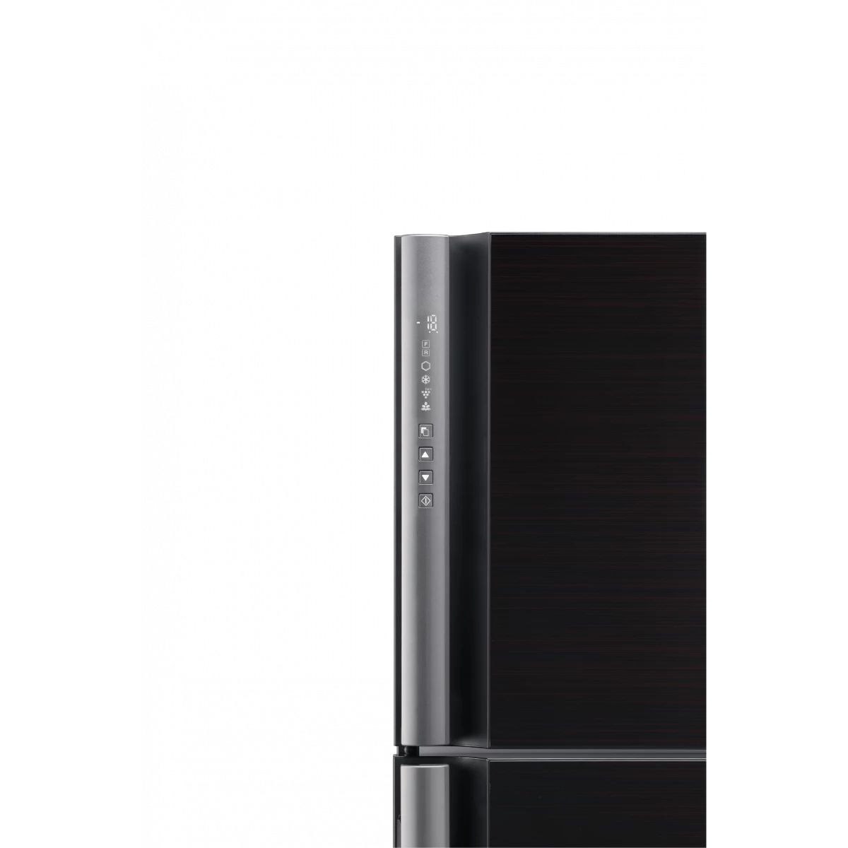 شارب ثلاجة 627 لتر بابين A+ لون أسود مع شاشة لمس Sharp 627L Two-Door Refrigerator A+ Black with Touchscreen