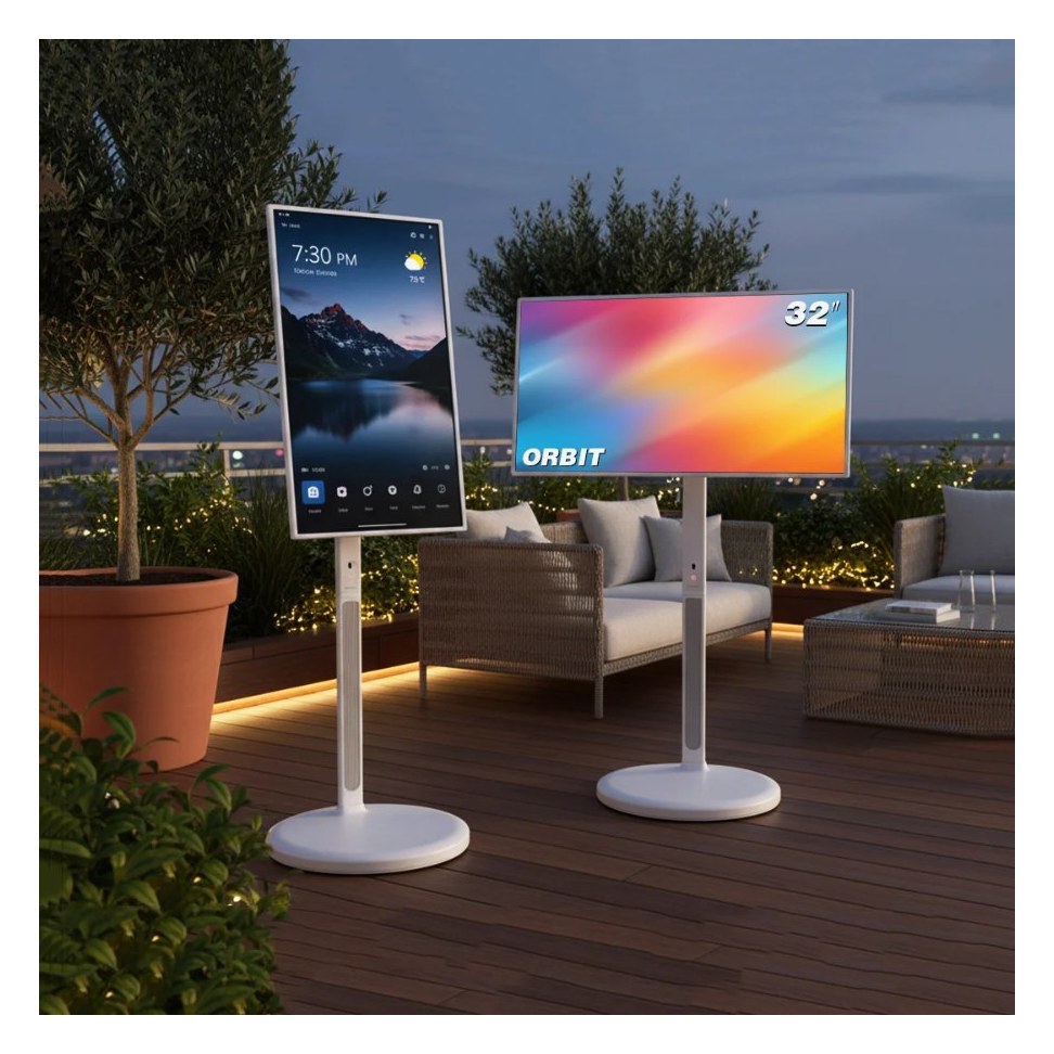 جي جارد شاشة لمس ذكية 32 إنش Full HD أندرويد 14 بطارية مدمجة Orbit GG-32KRT