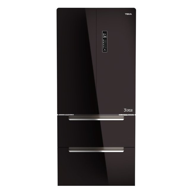 تيكا ثلاجة فرنش دور 500 لتر No Frost Inverter – زجاج أسود RFD77820GBK
