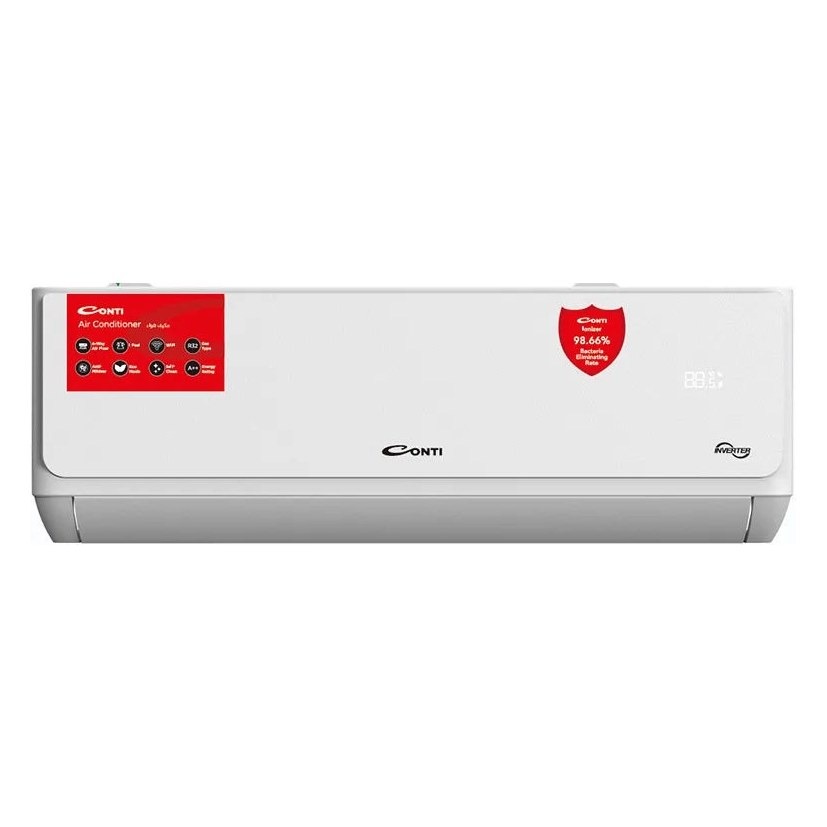 كونتي مكيف سبليت 1.5 طن 18000 وحدة Inverter A++ واي فاي – أبيض CAC18KTP26