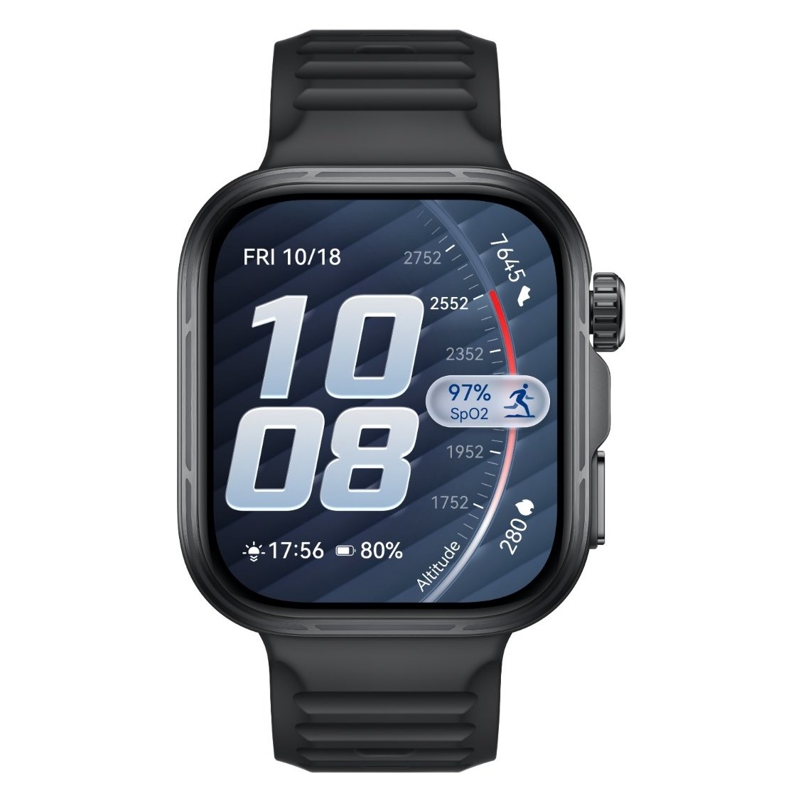 هواوي ساعة WATCH FIT 5 Pro شاشة 1.92 إنش AMOLED زجاج ياقوت ECG – أسود NIKI-B29F
