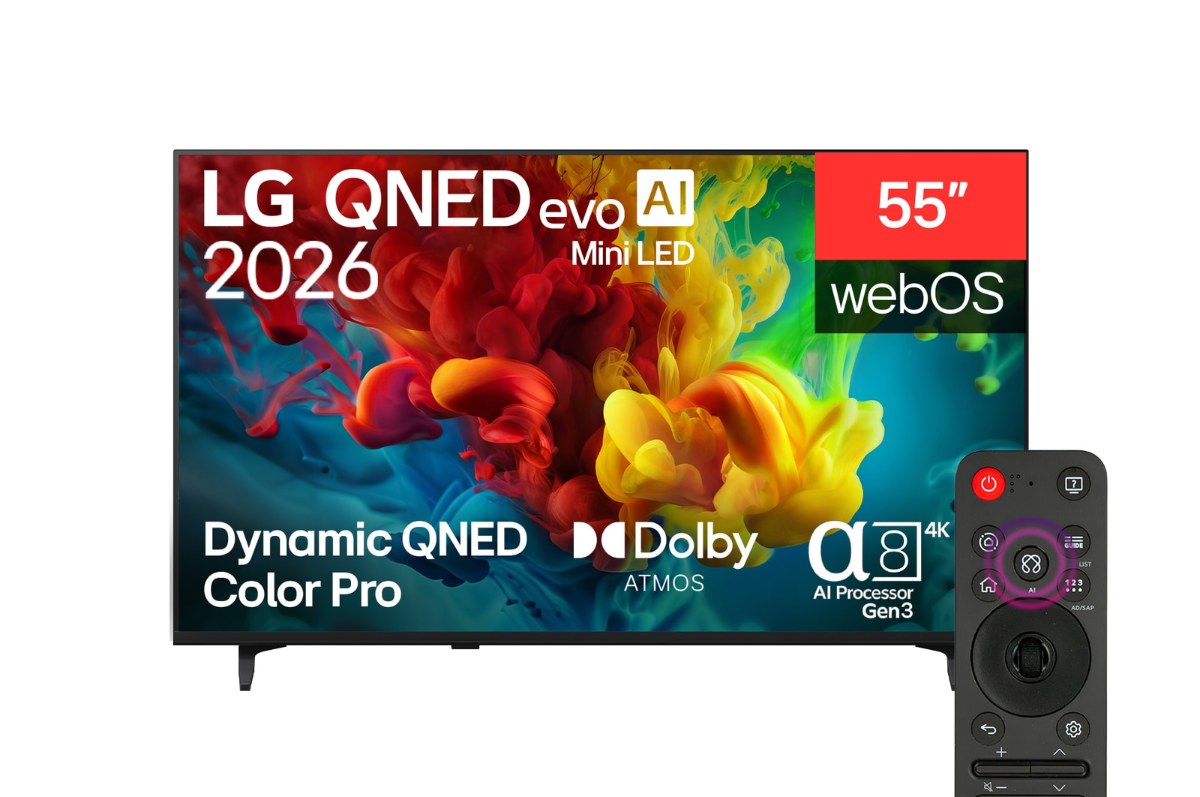 ال جي تلفزيون 55 إنش QNED Mini LED 4K سمارت 120Hz 55QNED84B6T